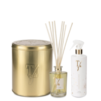 JOYFUL GOLD TIN BOX